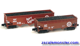 Hay Brothers N Scale Multi-Hump Coal Load - Painted Resin - Fits Atlas & BLMA TopGon Cars