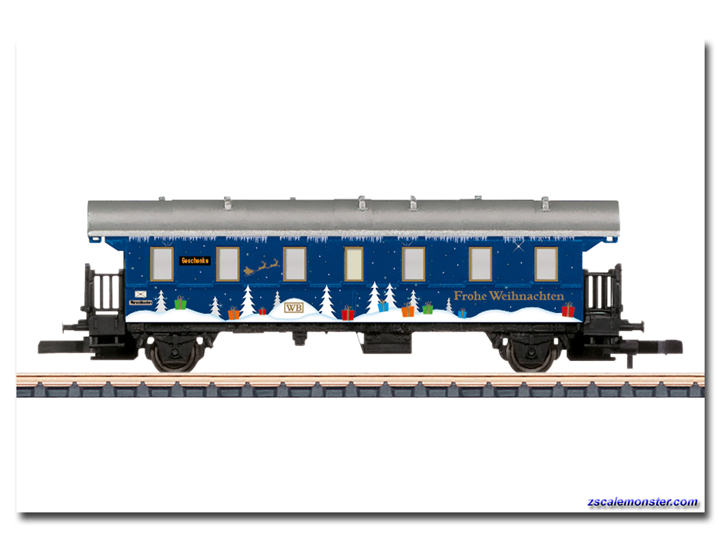 New!! Z Scale Tenshodo 83017 JNR Coaches Series 35 OHAFU33 174 blue color 