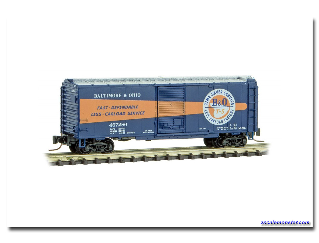 Micro-Trains MTL N-Scale 40ft Box Car Northern Pacific/NP Weathered/Patch #1053 