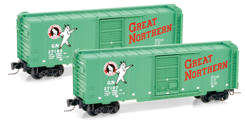 Weathered #47440 Micro-Trains MTL Z-Scale 40ft Box Car Rock Island Jade Green 