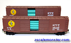 MTL Micro-Trains 03444090 50' Standard Box Car Double Doors WEATHERED UP #506610 