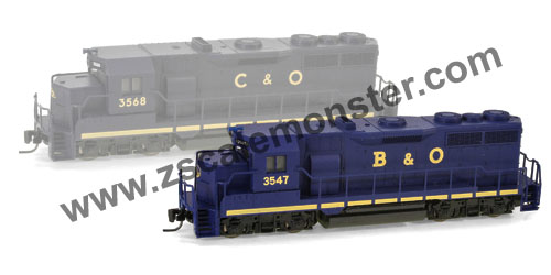 Z scale GP-35 - Zscale Monster Trains