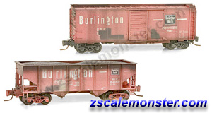 Z scale Weathered - Zscale Monster Trains