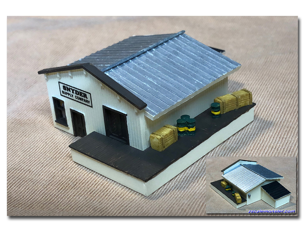 J HINKLE MERCANTILE Z-320 Z Scale by Randy Brown OLD WEST 